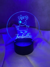 Load image into Gallery viewer, Peppa Pig Acrylic Night Light